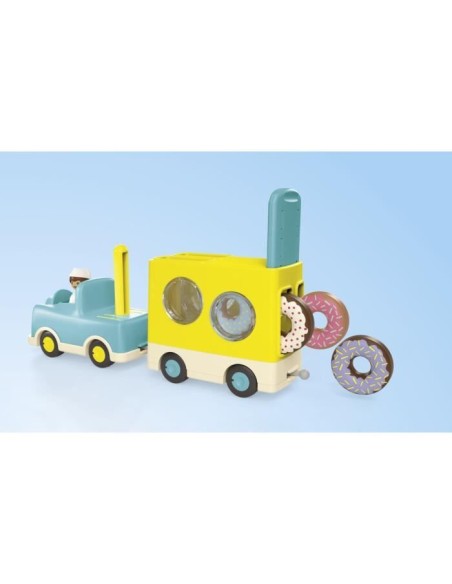 PLAYMOBIL JUNIOR - 71702 - Camion de donuts Junior – PLAYMOBIL (Figurine Miniature - Personnage Miniature) | STORE PRO SHOP 