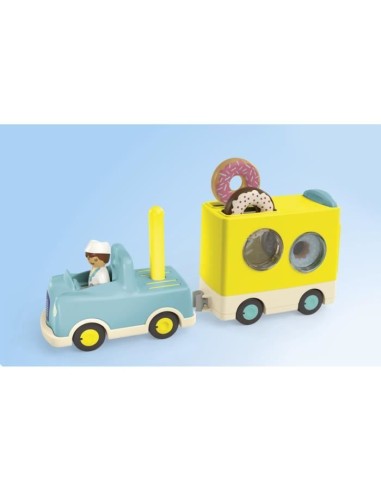 PLAYMOBIL JUNIOR - 71702 - Camion de donuts Junior – PLAYMOBIL (Figurine Miniature - Personnage Miniature) | STORE PRO SHOP 