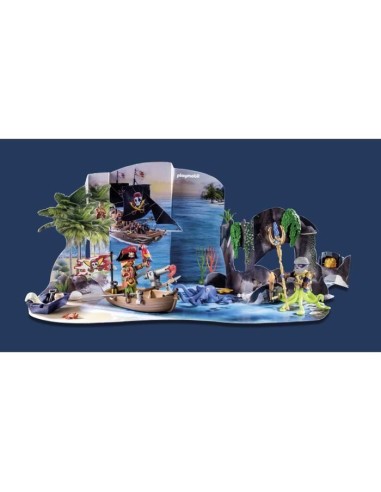 PLAYMOBIL - 71636 - Calendrier l'Avent Pirate – PLAYMOBIL (Figurine Miniature - Personnage Miniature) | STORE PRO SHOP 