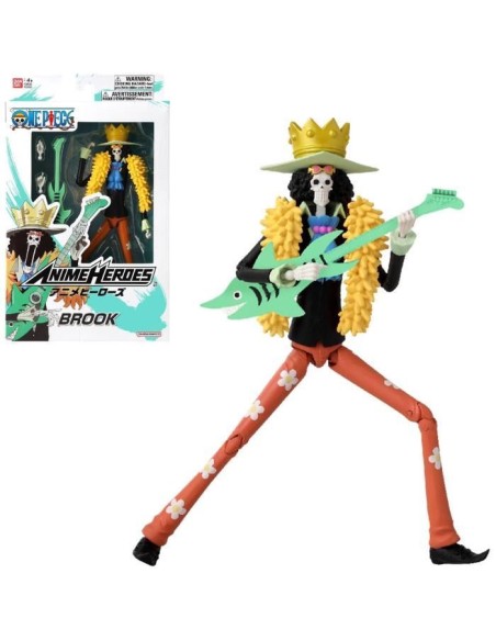 Figurine Anime Heroes - Bandai - One Piece - Brook - 17 cm – BANDAI (Figurine Miniature - Personnage Miniature) | STORE PRO SHOP 