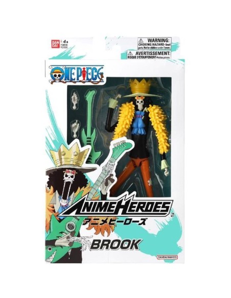 Figurine Anime Heroes - Bandai - One Piece - Brook - 17 cm – BANDAI (Figurine Miniature - Personnage Miniature) | STORE PRO SHOP 