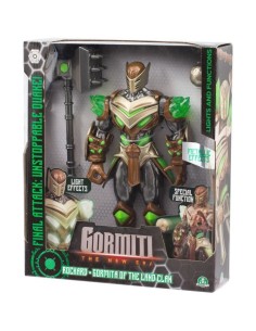 Figurine articulée - GORMITI - Gormiti avec attaque lumineuse Terre - Rockard - 27 cm - a partir de 4 ans - GRV074