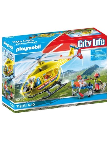 PLAYMOBIL 71203 Hélicoptere de secours, Figurine, City Action Les Secouristes – PLAYMOBIL () | STORE PRO SHOP 