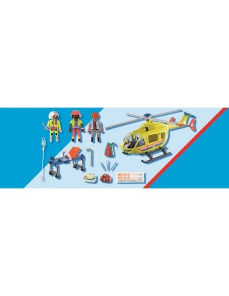 PLAYMOBIL 71203 Hélicoptere de secours, Figurine, City Action Les Secouristes – PLAYMOBIL () | STORE PRO SHOP 
