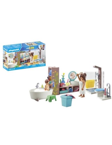 PLAYMOBIL - 71611 - Salle de bains baignoire – PLAYMOBIL (Figurine Miniature - Personnage Miniature) | STORE PRO SHOP 