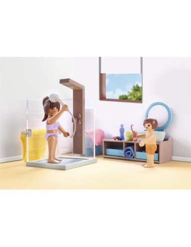 PLAYMOBIL - 71611 - Salle de bains baignoire – PLAYMOBIL (Figurine Miniature - Personnage Miniature) | STORE PRO SHOP 