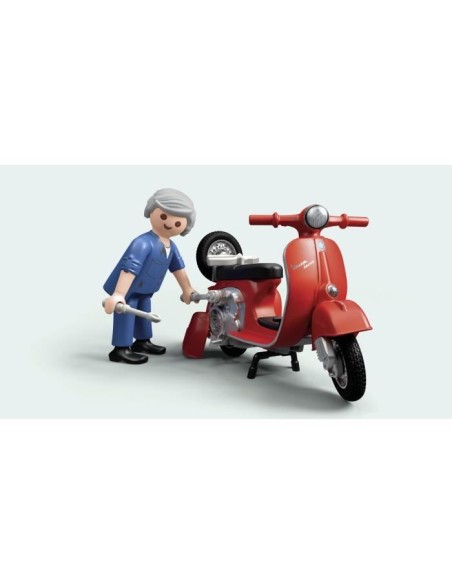 PLAYMOBIL - 71620 - Vespa Garage rétro – PLAYMOBIL (Figurine Miniature - Personnage Miniature) | STORE PRO SHOP 