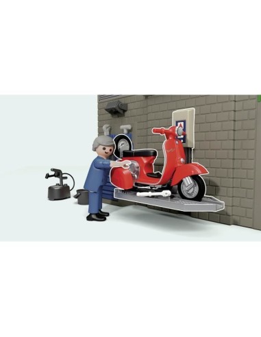 PLAYMOBIL - 71620 - Vespa Garage rétro – PLAYMOBIL (Figurine Miniature - Personnage Miniature) | STORE PRO SHOP 