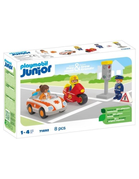 PLAYMOBIL JUNIOR - 71692 - Héros du quotidien – PLAYMOBIL (Figurine Miniature - Personnage Miniature) | STORE PRO SHOP 
