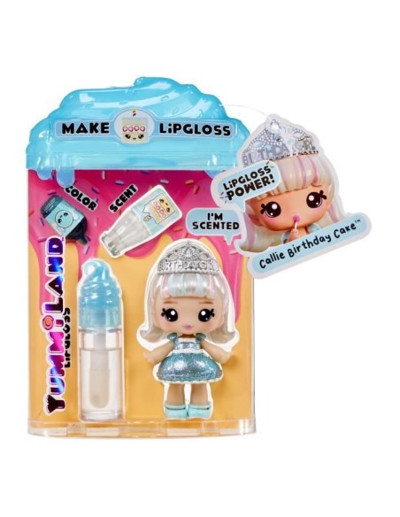 Yummiland - 1 poupée 10 cm et un gloss pailleté a créer - Callie - Goût gâteau d'anniversaire - Des 4ans – L.O.L. SURPRISE! () | STORE PRO SHOP 
