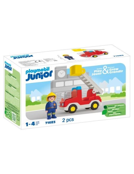 PLAYMOBIL Junior 71683 Camion de pompier, Des 12 mois – PLAYMOBIL (Figurine Miniature - Personnage Miniature) | STORE PRO SHOP 