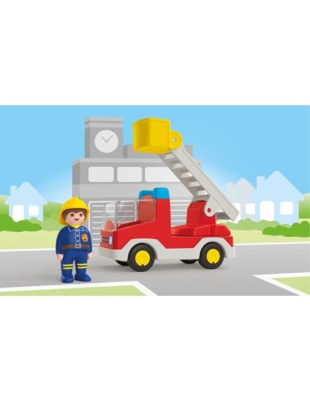 PLAYMOBIL Junior 71683 Camion de pompier, Des 12 mois – PLAYMOBIL (Figurine Miniature - Personnage Miniature) | STORE PRO SHOP 