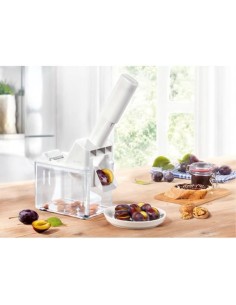 Dénoyauteur prunes - LEIFHEIT - 37300 - Automatique - Facile et rapide - Jusqu'a 15 kg - Blanc 2