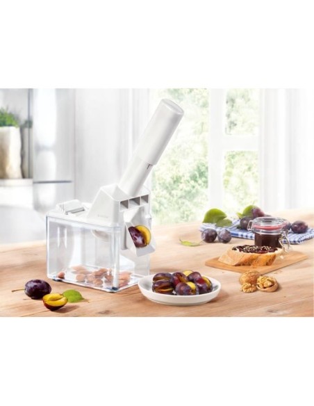 Dénoyauteur prunes - LEIFHEIT - 37300 - Automatique - Facile et rapide - Jusqu'a 15 kg - Blanc – LEIFHEIT (Evideur - Denoyauteur) | STORE PRO SHOP 