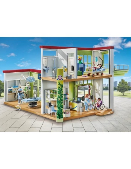 PLAYMOBIL - 71615 - Hôpital aménagé – PLAYMOBIL (Figurine Miniature - Personnage Miniature) | STORE PRO SHOP 