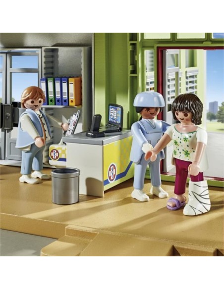 PLAYMOBIL - 71615 - Hôpital aménagé – PLAYMOBIL (Figurine Miniature - Personnage Miniature) | STORE PRO SHOP 