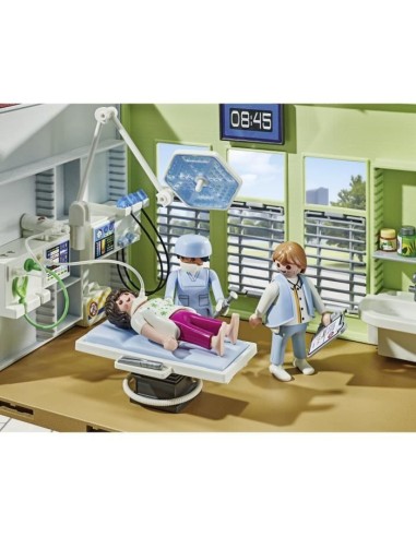 PLAYMOBIL - 71615 - Hôpital aménagé – PLAYMOBIL (Figurine Miniature - Personnage Miniature) | STORE PRO SHOP 