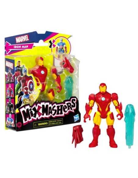 MixMashers Iron Man, figurine 12 cm personnalisable a mélanger et combiner avec accessoires, Marvel, des 4 ans – HASBRO () | STORE PRO SHOP 