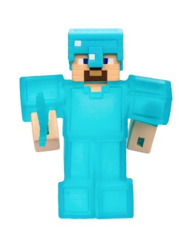 Figurine extensible - GOO JIT ZU - Minecraft Steeve - 11 cm - Texture élastique - Extensible 3x – HEROES OF GOO JIT ZU (Figurine Miniature - Personnage Miniature) | STORE PRO SHOP 