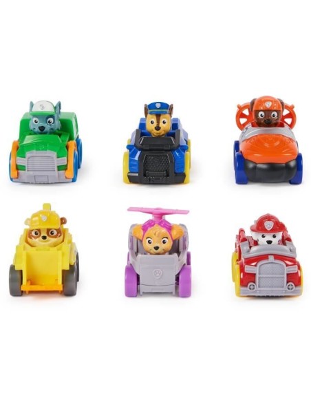 SPIN MASTER PACK 6 RACERS PUP SQUAD La Pat' Patrouille – SPIN MASTER (Figurine Miniature - Personnage Miniature) | STORE PRO SHOP 