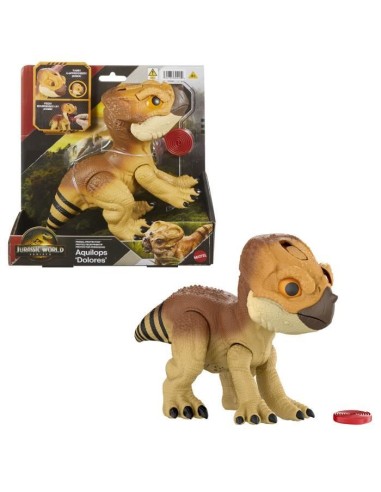 Jurassic World - Figurine Aquilops a apprivoiser - Dinosaure interactif - Jurassic World - JGC01 – JURASSIC WORLD (Figurine Miniature - Personnage Miniature) | STORE PRO SHOP 
