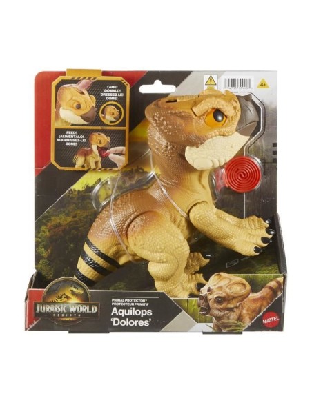 Jurassic World - Figurine Aquilops a apprivoiser - Dinosaure interactif - Jurassic World - JGC01 – JURASSIC WORLD (Figurine Miniature - Personnage Miniature) | STORE PRO SHOP 