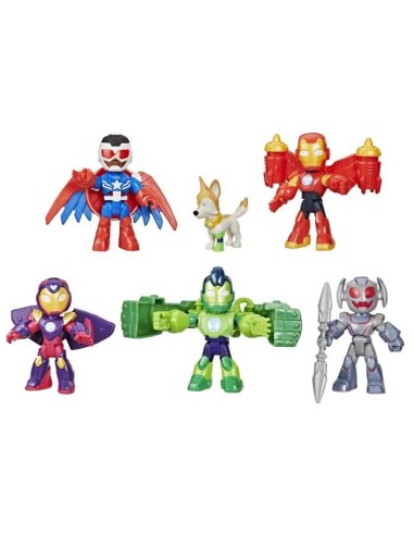 Pack de figurines Avengers en armure, Marvel Iron Man and his Awesome Friends – HASBRO () | STORE PRO SHOP 