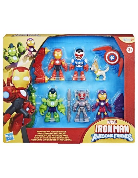 Pack de figurines Avengers en armure, Marvel Iron Man and his Awesome Friends – HASBRO () | STORE PRO SHOP 