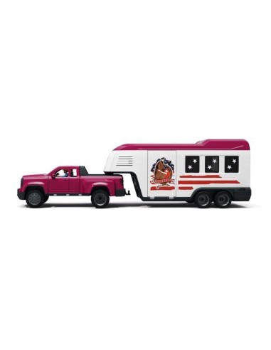 Figurine Pick-up et sa grande remorque équestre, Schleich 42705 Gamme Horse Club – SCHLEICH (Figurine Miniature - Personnage Miniature) | STORE PRO SHOP 