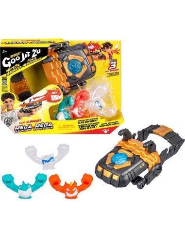 Mega lanceur - Jeu de tir - HERoeS OF GOO JIT ZU - 3 Goo Slingers – HEROES OF GOO JIT ZU (Figurine Miniature - Personnage Miniature) | STORE PRO SHOP 