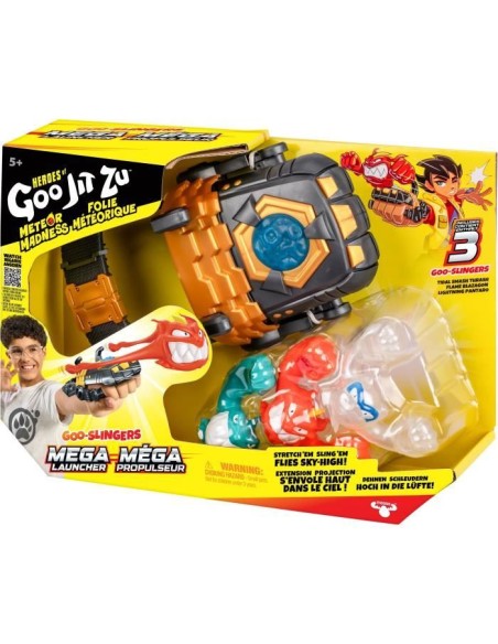 Mega lanceur - Jeu de tir - HERoeS OF GOO JIT ZU - 3 Goo Slingers – HEROES OF GOO JIT ZU (Figurine Miniature - Personnage Miniature) | STORE PRO SHOP 
