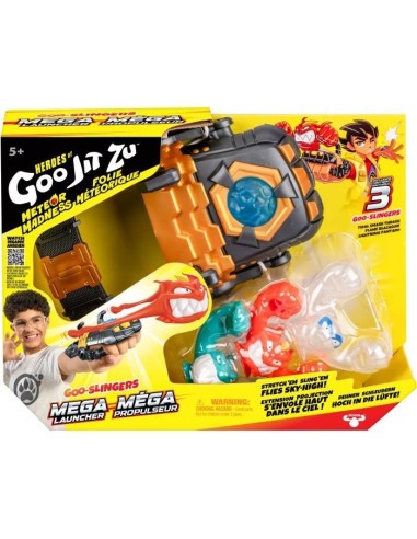 Mega lanceur - Jeu de tir - HERoeS OF GOO JIT ZU - 3 Goo Slingers – HEROES OF GOO JIT ZU (Figurine Miniature - Personnage Miniature) | STORE PRO SHOP 