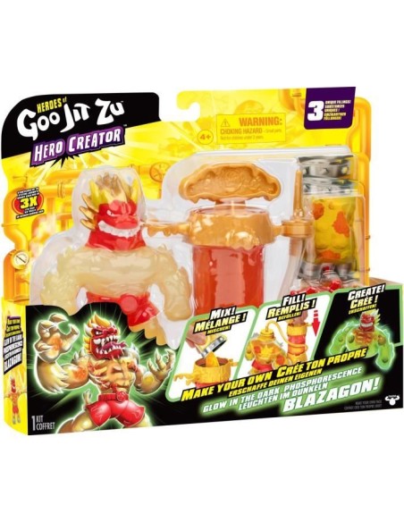 Figurine - HERoeS OF GOO JIT ZU - Creator rayon-x Blazagon - 11 cm – HEROES OF GOO JIT ZU () | STORE PRO SHOP 