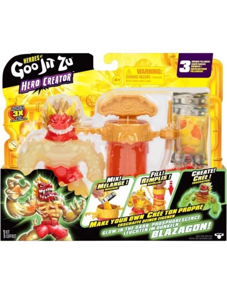 Figurine - HERoeS OF GOO JIT ZU - Creator rayon-x Blazagon - 11 cm – HEROES OF GOO JIT ZU () | STORE PRO SHOP 