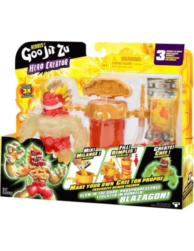 Figurine - HERoeS OF GOO JIT ZU - Creator rayon-x Blazagon - 11 cm – HEROES OF GOO JIT ZU () | STORE PRO SHOP 
