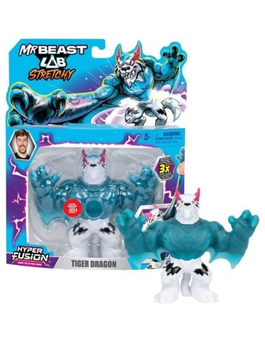 Figurine élastique - MRBEAST LAB - Goo Jit Zu - Tigre Dragon - 11 cm – MRBEAST LAB (Figurine Miniature - Personnage Miniature) | STORE PRO SHOP 