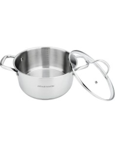 AM2513 Arthur Martin Marmite 28 cm avec couvercle  Acier Inoxydable  Tous feux dont induction 2