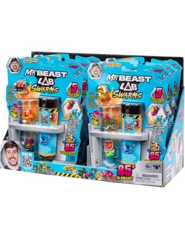 Pack de 5 minis figurines - MRBEAST LAB - SWARMS ATOMIC - Des 5 ans – MRBEAST LAB (Figurine Miniature - Personnage Miniature) | STORE PRO SHOP 