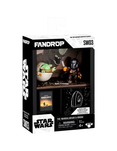 Figurine - FANDROP x STAR WARS - Mandalorian  Grogu - Vitrine avec scene culte  mini affiche - 18 cm – FANDROP () | STORE PRO SHOP 