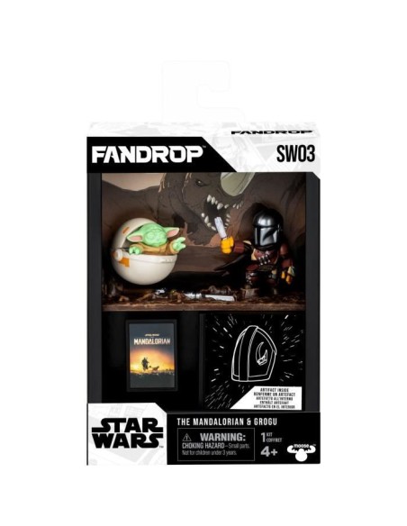 Figurine - FANDROP x STAR WARS - Mandalorian  Grogu - Vitrine avec scene culte  mini affiche - 18 cm – FANDROP () | STORE PRO SHOP 