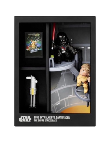 Figurine - FANDROP x STAR WARS - Luke vs Dark Vador - Vitrine avec scene culte  mini affiche - 18 cm – FANDROP (Figurine Miniature - Personnage Miniature) | STORE PRO SHOP 