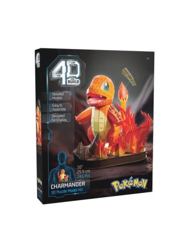 Salameche  4D Build - Pokémon – SPIN MASTER (Figurine Miniature - Personnage Miniature) | STORE PRO SHOP 