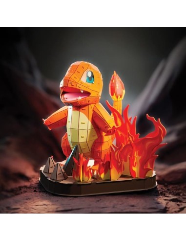 Salameche  4D Build - Pokémon – SPIN MASTER (Figurine Miniature - Personnage Miniature) | STORE PRO SHOP 
