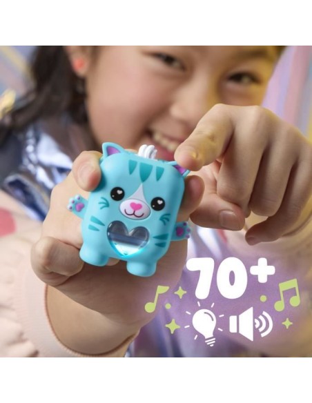 Nano-mals Pawtricia le chaton bleu, compagnon électronique, plus de 70 réactions, jouet de poche interactif pour filles et gar – HASBRO (Figurine Miniature - Personnage Miniature) | STORE PRO SHOP 