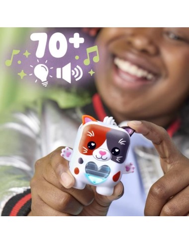 Nano-mals Purrnelope le chaton tricolore, compagnon électronique, plus de 70 réactions, pour enfants, des 5 ans – HASBRO (Figurine Miniature - Personnage Miniature) | STORE PRO SHOP 
