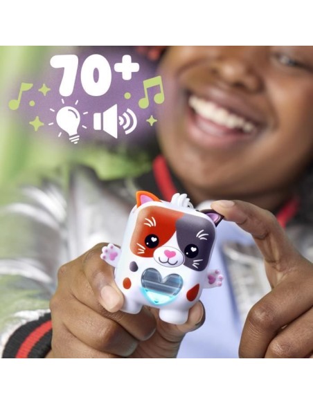 Nano-mals Purrnelope le chaton tricolore, compagnon électronique, plus de 70 réactions, pour enfants, des 5 ans – HASBRO (Figurine Miniature - Personnage Miniature) | STORE PRO SHOP 