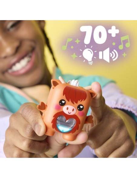 Nano-mals Cowbert la vache des Highlands, compagnon électronique, plus de 70 réactions, pour enfants, des 5 ans – HASBRO (Figurine Miniature - Personnage Miniature) | STORE PRO SHOP 