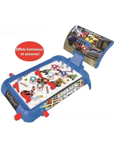 MARIO KART - Flipper Électronique - Effets lumineux et sonores - LEXIBOOK – LEXIBOOK (Flipper) | STORE PRO SHOP 