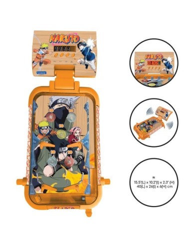 Flipper électronique de table Naruto avec sons, lumieres et affichage du score sur écran – LEXIBOOK (Flipper) | STORE PRO SHOP 