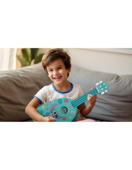 Lexibook - Ukulélé Stitch - Environ 53cm - Bois - 6 cordes en Nylon - Guide fourni – LEXIBOOK () | STORE PRO SHOP 